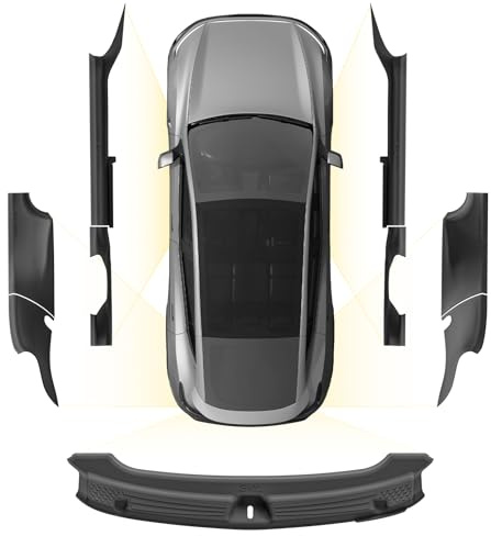 3W Set de 9 Protections de Seuil pour Tesla Model Y Juniper 2025-2026