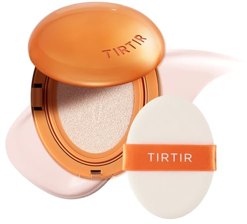 TIRTIR Mask Fit AI Filter BB Cushion Foundation | KI-ähnliches halb-mattes Finish, Mittlere bis Hohe Deckkraft, Koreanisches Make-up Beauty, (0,63 Fl Oz), 11C Cool Rosy