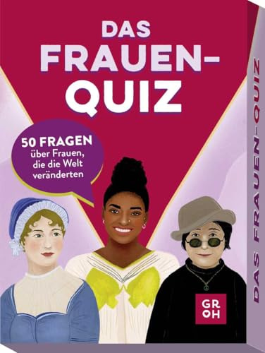 Das Frauen-Quiz: 50 Fragen über Frauen, die die Welt veränderten | Spannendes Kartenspiel über kluge, mutige und starke Frauen | für Mädelsabend oder Spielabend mit Freunden