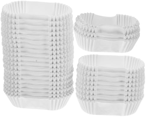 FUNOMOCYA Pirottini ovali di carta per muffin 1000 pezzi resistenti all'acqua per feste a tema e gelaterie