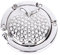 1 x Apple-Pattern Folding Bag/Handbag/Purse Hook Hanger Holder---Silver