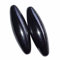 1 Paar Magnete in Oliven Form aus magnetisiertem Hämatit (Blutstein) auch singende Steine genannt Größe M: ca. 40 mm (4535)