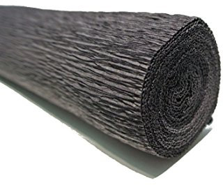Floristenkrepp 50 cm x 250 cm lichtecht, nicht ausblutend, schwarz 45