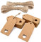Tags,Kraft Paper Tags,100 PCS Brown Gift Tags, 4.5cm x 9.5cm Lovely Hollow Heart Wedding Favour Name Tags Card with 100 Feet Jute Twine String for Luggage and DIY Tags