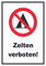 HB-Druck Zelten verboten Schild A5 (148x210mm)