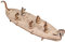 Miniatures Wikinger-Langschiff, Holz, lasergeschnitten, 2,5 cm, quadratisches Gitter, Schiffskampfkarte für D&D, Dungeons and Dragons, Pathfinder oder andere Tabletop-RPG