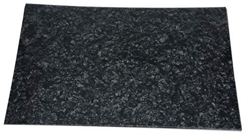 Dopro Blanko-Gitarren-Schlagbrett, Material: Kratzplatte, 290 x 431 mm, Schwarz