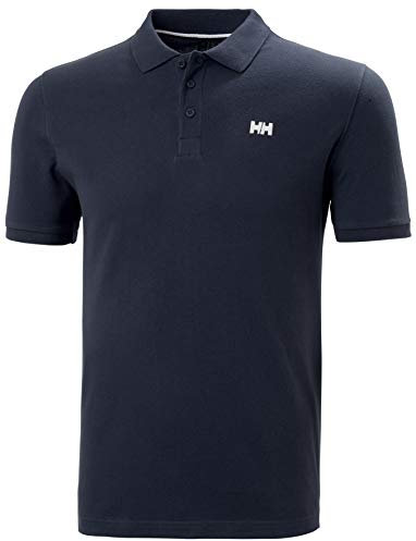 Helly Hansen Hombres Transat Polo, Azul Marino, S