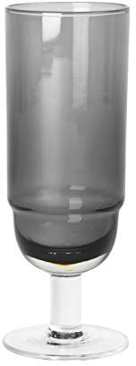 broste Copenhagen 14496210 Nordic Bistro Champagnerglas Smoke 0,2 l (1 Stück)