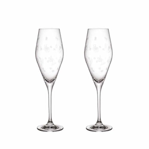 Villeroy & Boch – Toy's Delight Sekt-/ Champagnerglas Set 2 Teilig Klar, Spülmaschinenfest, Sektgläser Weihnachten Toys, Sektkelche Groß, Weihnachtliche Champagnergläser, Sektflöten, Kristallglas