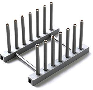 Dish Drying Rack Kunststoff Tellerständer 2 Farben Abtropfgestell Geschirr, Abtropfgestell Geschirrkorb für Teller, Schüssel, Tassen, Topf Deckel, Schneidebrett(1 Stück)