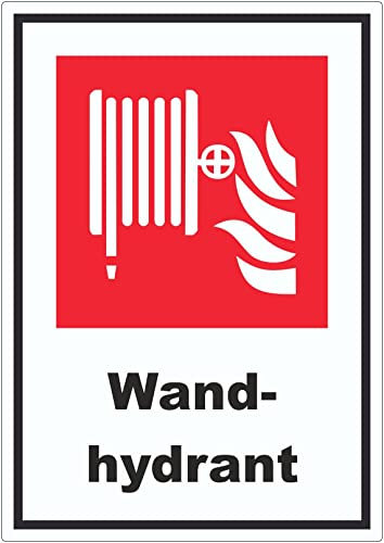 Wandhydrant Aufkleber A7 (74x105mm)