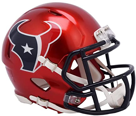 Riddell Speed Mini Football Helm ON-Field Houston Texans