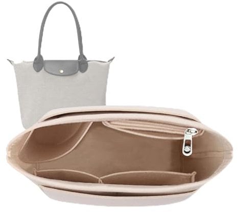 Lckaey Filz-Organizer für Taschen, groß, Y012-beige-L