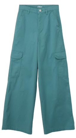 s.Oliver Mädchen Cargo Hose, Wide Leg
