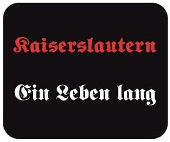 U24 Mousepad Textil Kaiserslautern EIN Leben lang Mauspad