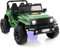 DREAMADE Voiture Électrique 24V Enfant 3-8Ans avec Télécommande,Véhicule 2 Places Tout-Petit avec Vitesse Élevée/Basse,Klaxon,Lumières LED,Musique,Véhicule Électrique Charge 35KG (Vert)