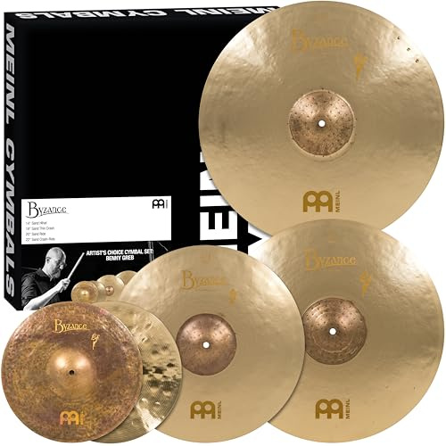 Meinl Cymbals Byzance Artist's Choice Becken Benny Greb, 4-teilig