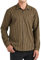 Enlision Chemise Marron Homme à Carreaux Manches Longues Boutonnées Décontractées Chemises Bûcheron Hommes Canadienne avec Poches Coupe Régulière 5XL