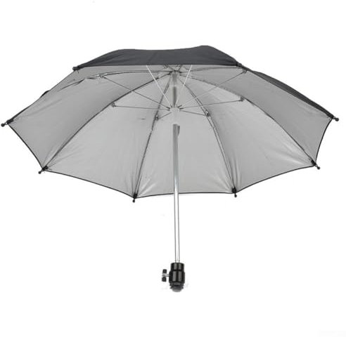 Hasaller Parapluie pour appareil photo Protection contre la pluie Portable Résistant aux intempéries Protège l'appareil photo de la pluie de la neige de la lumière du soleil Accessoire de