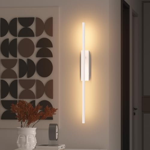 Coinmit LED Kabellose Wandleuchte,Weiß Wiederaufladbare Akku Wandlampe,3000K-6000K Dimmbare Wandbeleuchtung,Magnetische Wall Lights für Innen,5W