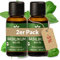 Heldengrün® BIO Basilikumöl [100% NATURREIN] Zertifiziertes Lebensmittel zum Kochen - Basilikum Öl aus Griechenland - Basilikum Bio Aroma, Basil Oil - 2 x 30 ml