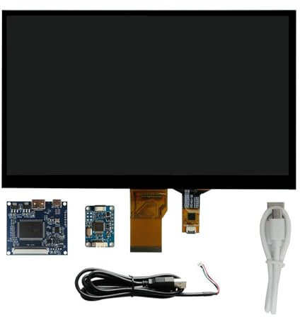 10.1 pulgadas para Raspberry Pi Orange Pi pantalla auxiliar de computadora subpantalla monitor portátil pantalla LCD placa de control del controlador digitalizador USB pantalla táctil