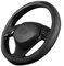 Upgrade4cars Lenkradbezug Leder-Optik Schwarz | Lenkradhülle Universal 37-38 cm für Sommer & Winter | Autozubehör Innenraum Geschenk-Ideen | Geschenke für Frauen und Männer