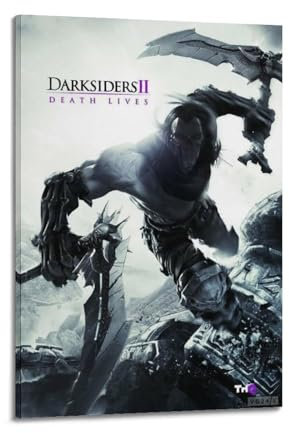 YTNBENE Poster, Videospiel, Darksiders II, dekoratives Gemälde, Leinwand, Wandposter und Kunstdruck, moderne Familienschlafzimmer-Dekoration, Poster, 40 x 60 cm