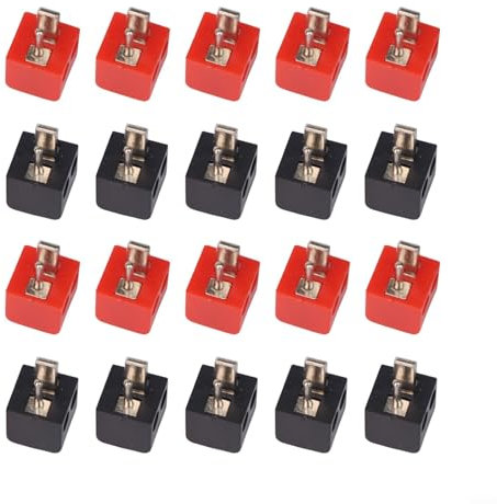 20Pcs 2 Pin DIN Plug-Adapter With Screw Terminals, Speaker Cable Connector For Audio Video Equipment