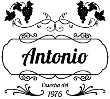 CALLE DEL REGALO Copas de vino personalizadas | Copas de vino de cristal de 58 cl (COSECHA, 2 COPAS)