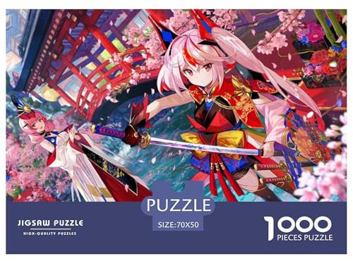 Anime Jigsaw Puzzle Waterproof 1000 Piece for Adults Impossible Educational Games