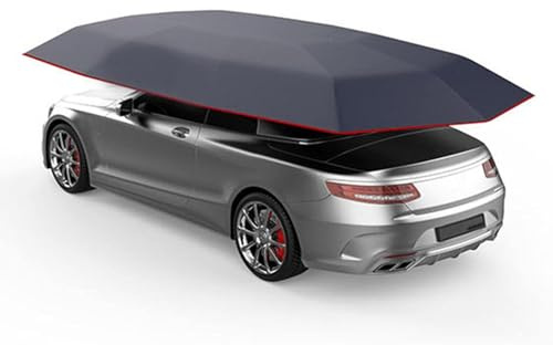 Telo copriauto con protezione solare, tenda universale per auto, mobile, pieghevole, portatile, completamente automatico, telecomando, ombrellone per auto con batteria rimovibile, parasole per auto,