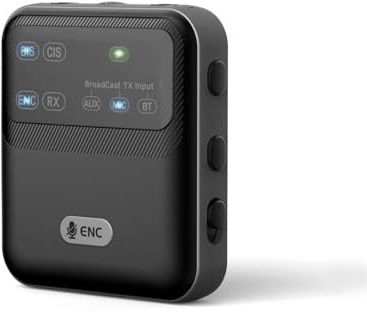 LICAEVEY Bluetooth 6.0 -Senderempfänger für SBC AAC LC3 ENC Broadcast Sound Adapter, Audioadapter mit 3,5 -mm