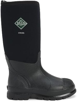 Muck Boots Chore Classic Hi Patterned Wellington Black