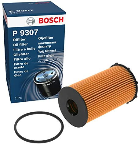 Bosch P9307 Car Oil Filter - Replacement Filter | Separates Soot and Metal Particles from Engine Oil - Provides Reliable Engine Lubrication