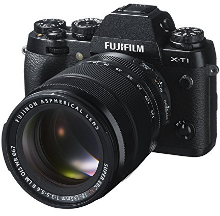 Fujifilm X-T1 Camera - Black (FUJINON XF18-135mm Lens, 16.3MP)
