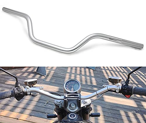 Motorradlenker 7/822mm Lenker Universal für KLX230R KLR650 KLX450 KX250F BX V-Strom650 DRZ400 Dirt Bike ATV Motocross Enduro Silber