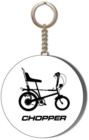 Gift Insanity RALEIGH CHOPPER BLACK 58mm KEYRING BOTTLE OPENER