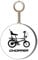 Gift Insanity RALEIGH CHOPPER BLACK 58mm KEYRING BOTTLE OPENER