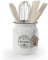 GICOS IMPORT EXPORT SRL Poggiamestoli Porta mestoli Utensili Cucina in Ceramica Home 12 * 12 * 15 cm 784866