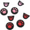 Tenlacum Lot de 2 capuchons en silicone pour manette PS3 PS4 Xbox One/360 + capuchon de bouton L2 R2 pour PS4 Pro Rose + rouge