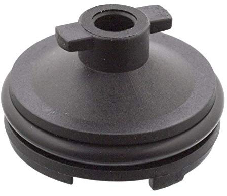 febi bilstein 106566 Ölablassschraube mit O-Ring, 1 Stück, Schwarz