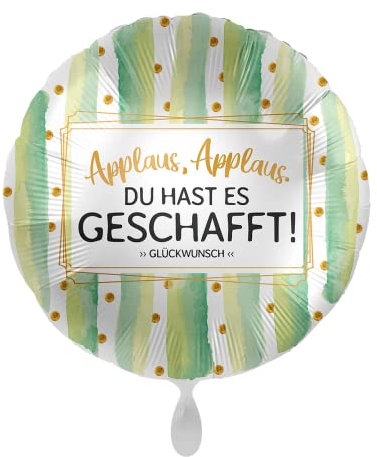 1 Ballon - Applaus Applaus Glückwunsch