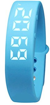VILLCASE W5 Multifunktions Smart Armband Armband mit Schrittzähler// Schlaf- Monitor/ Vibration Alarm ( blau )