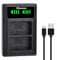 NP-W235 Battery Charger, Hisewen Dual USB Charger for Fuji X-T5, X-H2, X-H2s, X-T4, X-S20, for Fujifilm GFX 100II, GFX 100S, GFX 50S II Camera