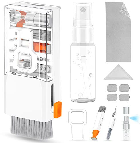 Laptop Bildschirm Tastatur Ohrhörer Reiniger Kit für Airpods Pro MacBook iPad iPhone, Elektronik Airpod Reinigung Stift Pinsel Werkzeug für PC TV Computer Kopfhörer mit Bildschirme Reiniger Spray