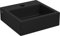 CLOU Flush 1 Waschbecken mit Hahnloch 28x27x9 cm Matt Schwarz