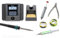QUICK TS1100 digital regelbare Lötstation ESD 70-90 Watt 200-450°C professionell sensorgeregelt SMD Lötstation kalibrierbar mit 3 Fest-Temperatur-Speichern 0,5mm Lötspitze und 5 teiligem Zubehör-Set