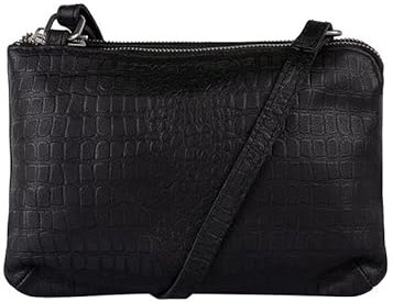 Cowboysbag Bag Plumley Croco Black, Sonstige, Medium